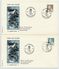 GREENLAND 1963-64 King Frederik IX Definitives On 5 FDCs. Michel 52-57 - FDC