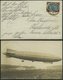 ZEPPELINPOST 19C BRIEF, 1919, Luftschiff Bodensee, Bordstempel Und Poststempel Friedrichshafen Am Bodensee, Prachtkarte - Luft- Und Zeppelinpost