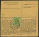 BUNDESREPUBLIK 138 BRIEF, 1954, 90 Pf. Posthorn, 3x Als Mehrfachfrankatur Auf Paketkarte Aus BREITENBERG, üblich Gezähnt - Sonstige & Ohne Zuordnung