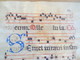 Antiphonaire XVI E Sur Vélin - Liturgie Page Rect Verso  In Folio Avec Lettrine Bleue S - Manuscripts