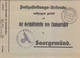 Certificat De Remise Obligatoire En PP Avec Lettre De Signification De Sarguemines (Saargemünd 1 H) Le 10/5/43 - Covers & Documents