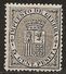 1874-ED. 141 I REPÚBLICA- ESCUDO DE ESPAÑA 5 CENT. NEGRO-NUEVO CON FIJASELLOS- MH - Unused Stamps