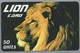 IT.- INTERNATIONAL PHONECARD. LION CARD 50 UNITS..- 2 Scans. - GSM-Kaarten, Aanvulling & Voorafbetaald