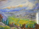 VERY BEAUTIFUL PICTURE PROF.MACCHIOLO PIETRO "OREIP" 52 X 72 Cm..///..LA VALLE SUSA VISTA DAL PITTORE MACCHIOLO PIETRO - Huiles