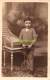 CARTE DE PHOTO FOTOKAART HARELBEKE VERBRUGGE DEN DOOVEN GARCON BOY JONGEN TENNIS - Harelbeke