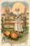 250339-Thanksgiving, Winsch 1911 WIN01-5, Samuel Schmucker, Pilgrim Woman Standing Over Pumpkins In Field - Giorno Del Ringraziamento