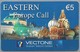 IT.- INTERNATIONAL PHONECARD. EASTERN Europa Call. VECTONE. € 5. GNANAM TELECOM CENTERS. Serie 1242. 2 Scans - GSM-Kaarten, Aanvulling & Voorafbetaald