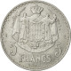 Monnaie, Monaco, Louis II, 5 Francs, 1945, Poissy, TTB, Aluminium, KM:122 - 1922-1949 Louis II