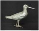 Statuette Oiseau Bécasse Bird Argent Massif Sterling Silver Snipe Figurine - Silberzeug