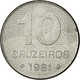 Monnaie, Brésil, 10 Cruzeiros, 1981, TTB+, Stainless Steel, KM:592.1 - Brasile