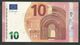 "NB" 10  EURO GEM UNC! Draghi Signature!! Printer  N005E5! - 10 Euro