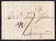 1814. AMSTERDAM TO TARRAGONA. PRIVATELY CARRIED MATTER TO PARIS (TRIANGULAR P BLACK) AND 7 REALES IN MNS. VERY FINE. - ...-1852 Voorlopers