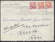 SUEDE - Enveloppe De Goteborg Du 8-1-1949 Pour Paris , Redirigée Vers Ecully (Rhône) FR - B/TB - - 1930- ... Rouleaux II