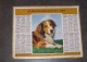 1967 ALMANACH CALENDRIER DES P.T.T, PTT, POSTES, CHIEN, OBERTHUR, ARDENNES 08 - Grossformat : 1961-70