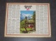 1971 ALMANACH CALENDRIER DES P.T.T, PTT, POSTE, OBERTHUR, FERME DE LA COTE ET MONT-BLANC - Grossformat : 1971-80