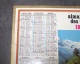 1971 ALMANACH CALENDRIER DES P.T.T, PTT, POSTE, OBERTHUR, FERME DE LA COTE ET MONT-BLANC - Formato Grande : 1971-80