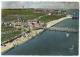 CPSM COLORISEE EN AVION AU DESSUS DE... ILE DE NOIRMOUTIER, VUE AERIENNE SUR L'EMBARCADERE DE LA POINTE DE LA FOSSE, 85 - Ile De Noirmoutier