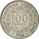 Monnaie, West African States, 100 Francs, 1968, TTB+, Nickel, KM:4 - Côte-d'Ivoire