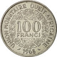 Monnaie, West African States, 100 Francs, 1968, TTB+, Nickel, KM:4 - Elfenbeinküste