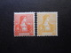 CH ZNr.104/105  10/12C**(MNH) - 1907 - CHF 10.00 - Unused Stamps