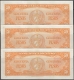 1950-BK-60 CUBA 50$ 1950 UNC CALIXTO GARCIA. 3 CONSECUTIVE. - Kuba