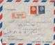 Pays Bas Lettre Recommandée Entête Bolomey ROTTERDAM 1954 Pour  Casablanca Maroc - Timbre 25c Déchiré - Postal History