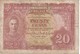 BILLETE DE MALASIA DE 20 CENT DEL AÑO 1941 (BANKNOTE) - Malasia