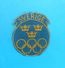 OLYMPIC GAMES LONDON 1948. - Sweden NOC Original Vintage Patch * Jeux Olympique Olympia Olimpiadi Olympiad Olympiade RRR - Uniformes Recordatorios & Misc