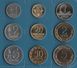 LIETUVA COIN SET 9 MONNAIES 1 CENTAS - 5 LITAI  1991 -  2010 BIMETAL - Lituania