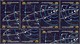 Comet Halley 1986 Bulgarien 3454/7,4ZD,VB+Block 162 ** 11€ Satellit Planeten S/s Blocs Space Se-tenants Bf Bulgaria - Collections, Lots & Séries