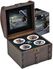 2011 Set Of 4 Coins REAL CARRIBEAN PIRATES -  NIUE. Silver, Proof,  125 Gr, Original Box - Niue