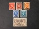 Marocco Tangeri 1914 -1915 Great Britain Postage Stamps Overprinted "MOROCCO" Bottom Up, "AGENCIES" Surcharge - Oficinas En  Marruecos / Tanger : (...-1958