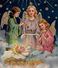 CPA  "JOYEUX NOËL" Nativité De JESUS Les Anges Et L'Etoile ** Ange Angelot Angelots Musique Flute - Altri & Non Classificati