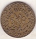 ETAT DE SYRIE. 5 PIASTRES 1926, Sans Differents - Syrie