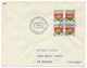 FRANCE - Enveloppe Affr 4x 3F Armoiries De Nantes - 1958 - Premier Jour - Lettres & Documents