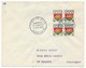 FRANCE - Enveloppe Affr 4x 3F Armoiries De Nantes - 1958 - Premier Jour - Briefe U. Dokumente