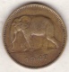 CONGO-BELGE. 2 FRANCS 1947 .(Éléphant) - 1945-1951: Regency