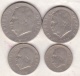 Haiti . 4 Pièces. 5 , 10 , 20 Et 50 Centimes  1975 - Haïti