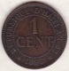 REPUBLIQUE D&acute;HAITI . 1 CENTIME 1895 AN 92 . BRONZE .KM# 48 - Haïti