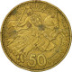 Monnaie, Monaco, Rainier III, 50 Francs, Cinquante, 1950, TTB, Aluminum-Bronze - 1960-2001 Nouveaux Francs