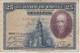 BILLETE DE ESPAÑA DE 25 PTAS DEL AÑO 1928 SIN SERIE CALIDAD RC  (BANKNOTE) - 1-2-5-25 Pesetas