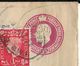 GB - 1937 - ENVELOPPE ENTIER PERFORE (PERFIN) RARE ! RECOMMANDEE De LONDON => VILLEFRANCHE DE ROUERGUE (AVEYRON) - Perforadas