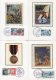 5747  - FRANCE    Collection  10 Cartes Sur Soie  : Histoire Et Evénement       TB - Colecciones & Series