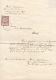 DOKUMENT 1914 - 30 Heller + 1 Krone Steuermarke Auf K.u.K.Dokument Der Polizeidirektion Wien, Dokument 2 Seitig A3 ... - Historische Dokumente