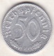 Allemagne, IIIème Reich, 50 Reichspfennig 1942 F (STUTGART)    Aluminium - 50 Reichspfennig