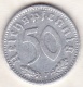 Allemagne, IIIème Reich, 50 Reichspfennig 1944 F (STUTGART)     Aluminium - 50 Reichspfennig