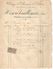 Facture  Ancienne/Louage De Chevaux & Voitures/Henri Vuillemin/VESOUL Et LURE/ Haute Saône/1896        FACT267 - Transports