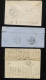 Lot Intéressant Et Varié De 100 Lettres  Entre 1751 Et 1900 (une De 1914), à Voir - Autres & Non Classés