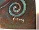 "B. LONG" HARRY BELONG English Artist 20/21 C. Oil Canvas Painting (South American Maya Art Kunst Mexico Ölbild Peinture - Oelbilder