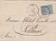 Yvert 90 Sage Lettre LAON 140/10/1878 Pour  Sissonne Aisne - 1877-1920: Semi Modern Period